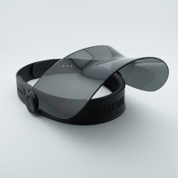 Dior DIORPACIFIC V1U 11A0 Sunglasses Shiny Black Geometric Frame, Grey Lenses main image 10